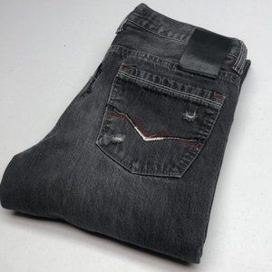 PREMIUM GIRLS BLACKWASH GUESS DISTRESS STRAIGHT LEG JEANS GIRLS 12/25x29…
